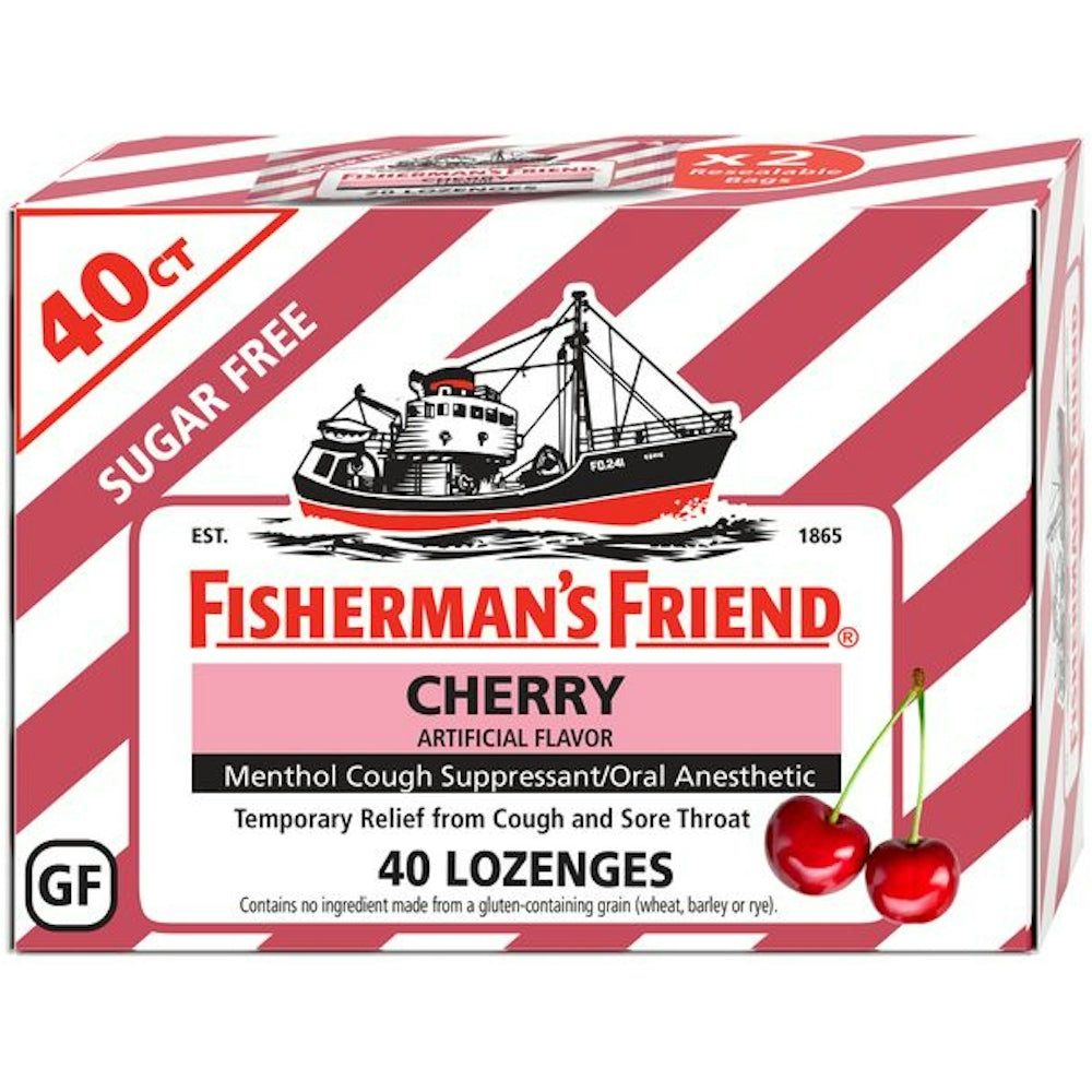 Fisherman's Friend Lozenges Cherry Sugar Free 40Ct