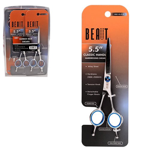 BEAUT CLASSIC HANDLE HAIRDRESSING SHEARS W/ TENSION KNOB PC
