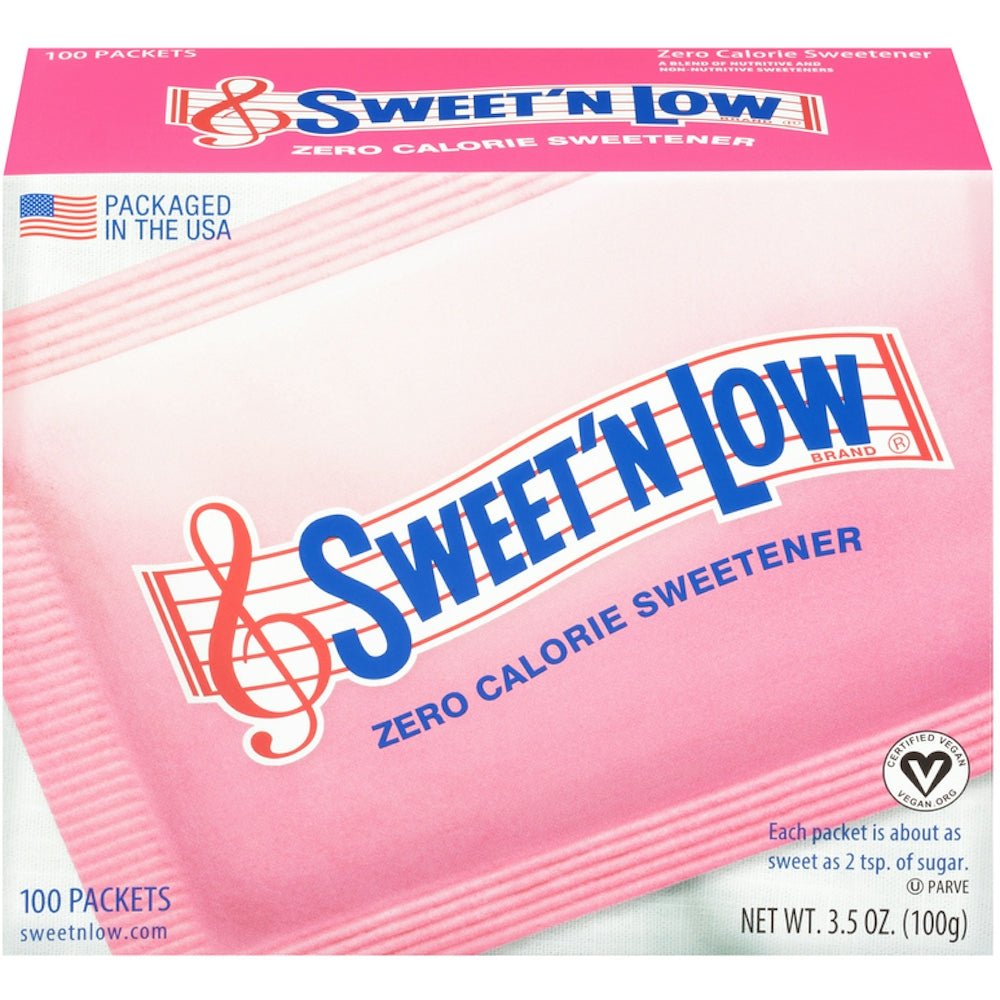 Sweet 'N Low Zero Calorie Sweetener 100 Packets