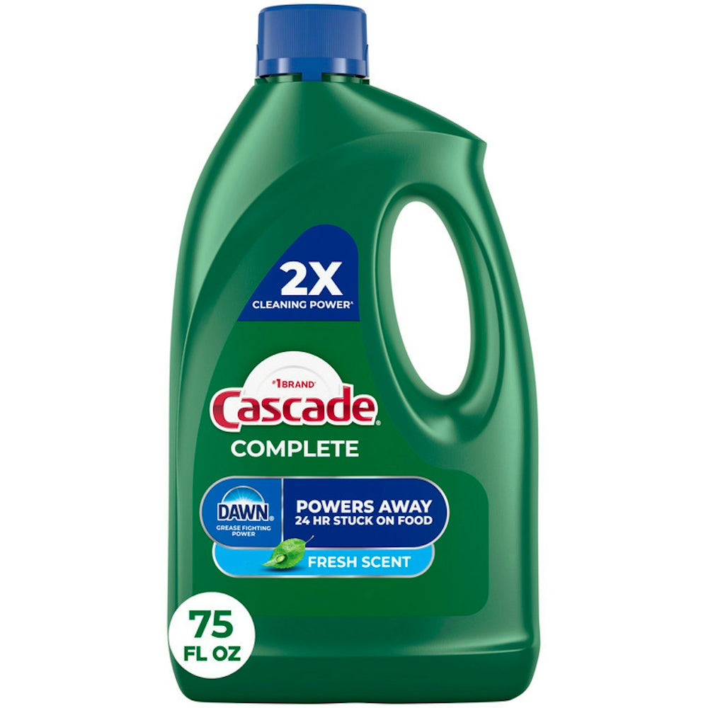 Cascade Complete 75 Oz. Fresh Scent Gel Dishwasher Detergent With Dawn