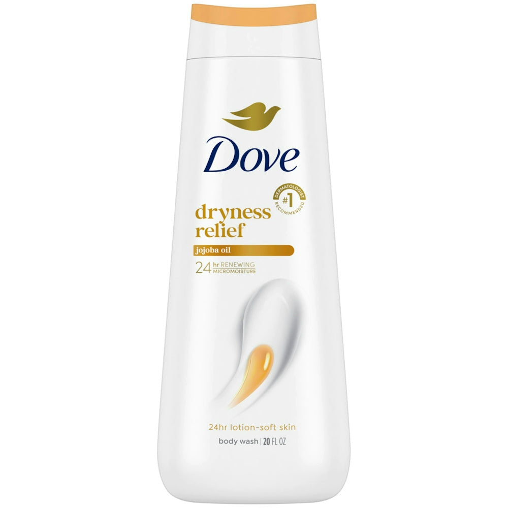 Dove Beauty Dryness Relief With Jojoba Oil Body Wash - 22 Fl Oz