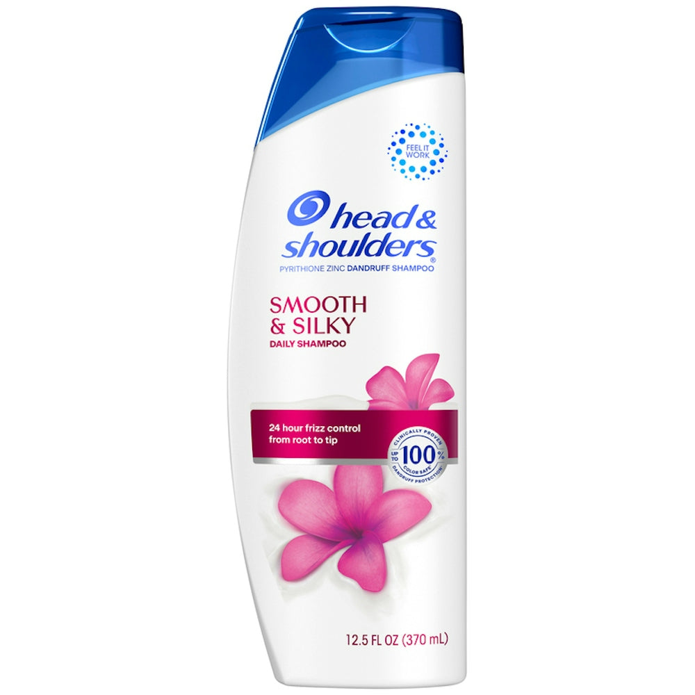 Head & Shoulders Smooth Silky Daily Dandruff Shampoo 12.5 Fl Oz