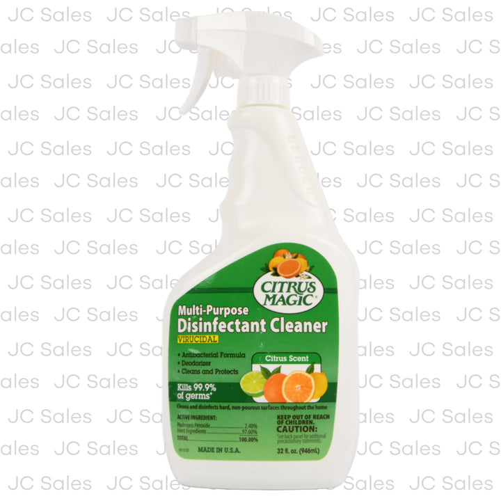 Citrus Magic Disinfectant Cleaner, Scent, Multi Purpose 32 Oz