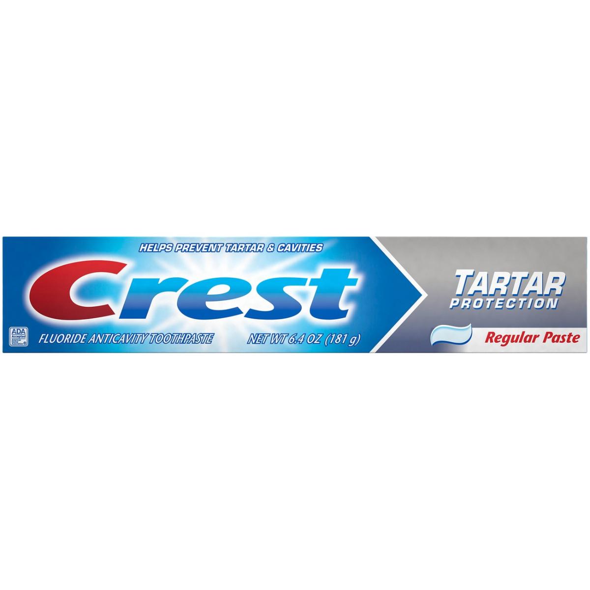 Crest Tartar Protection Toothpaste, Fluoride Anticavity, Regular Paste