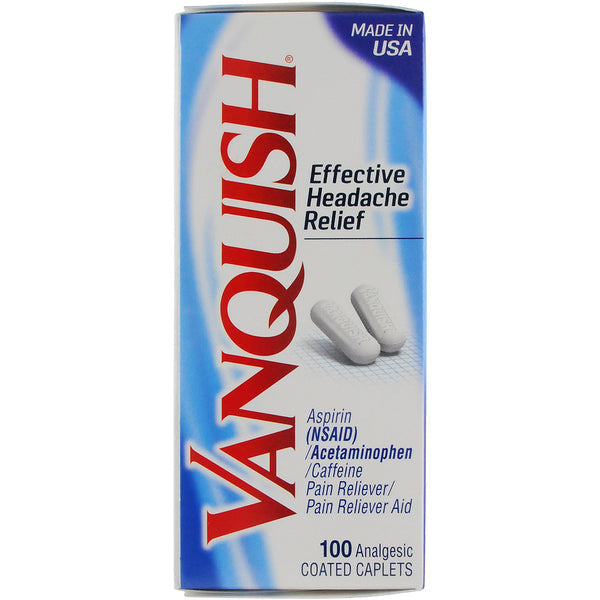 Vanquish Headache Relief With Aspirin Caplets