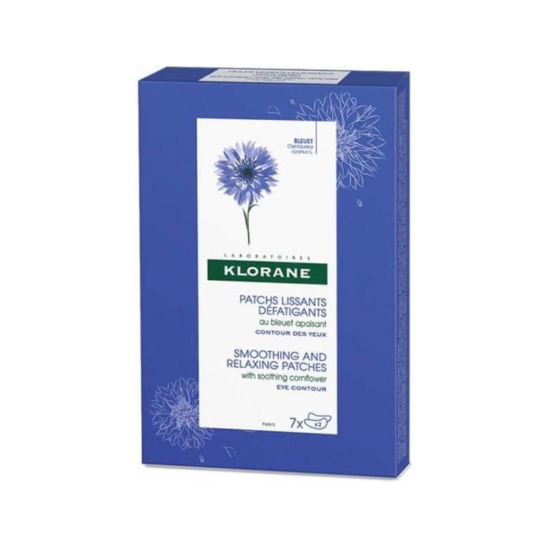 Klorane Eye Contour Smoothing & Relaxing Patches Cornflower 7 Sets