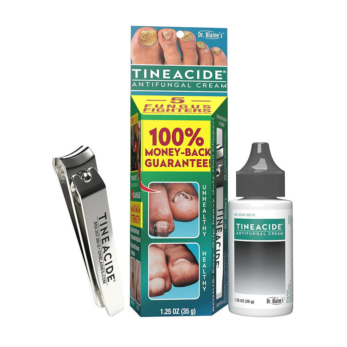 Tineacide Dr. Blaine's Antifungal Cream, 1.25 Ounce
