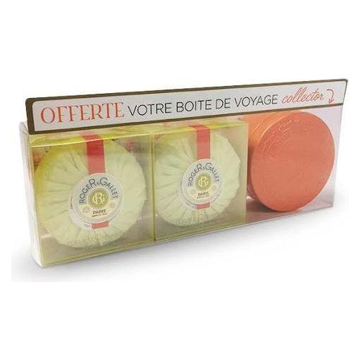 Roger & Gallet Fleur d'Osmanthus Perfumed Soaps 2 x 100g + Travel Box