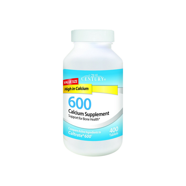21st Century Calcium Supplement , 600 Mg, 400 Tablets