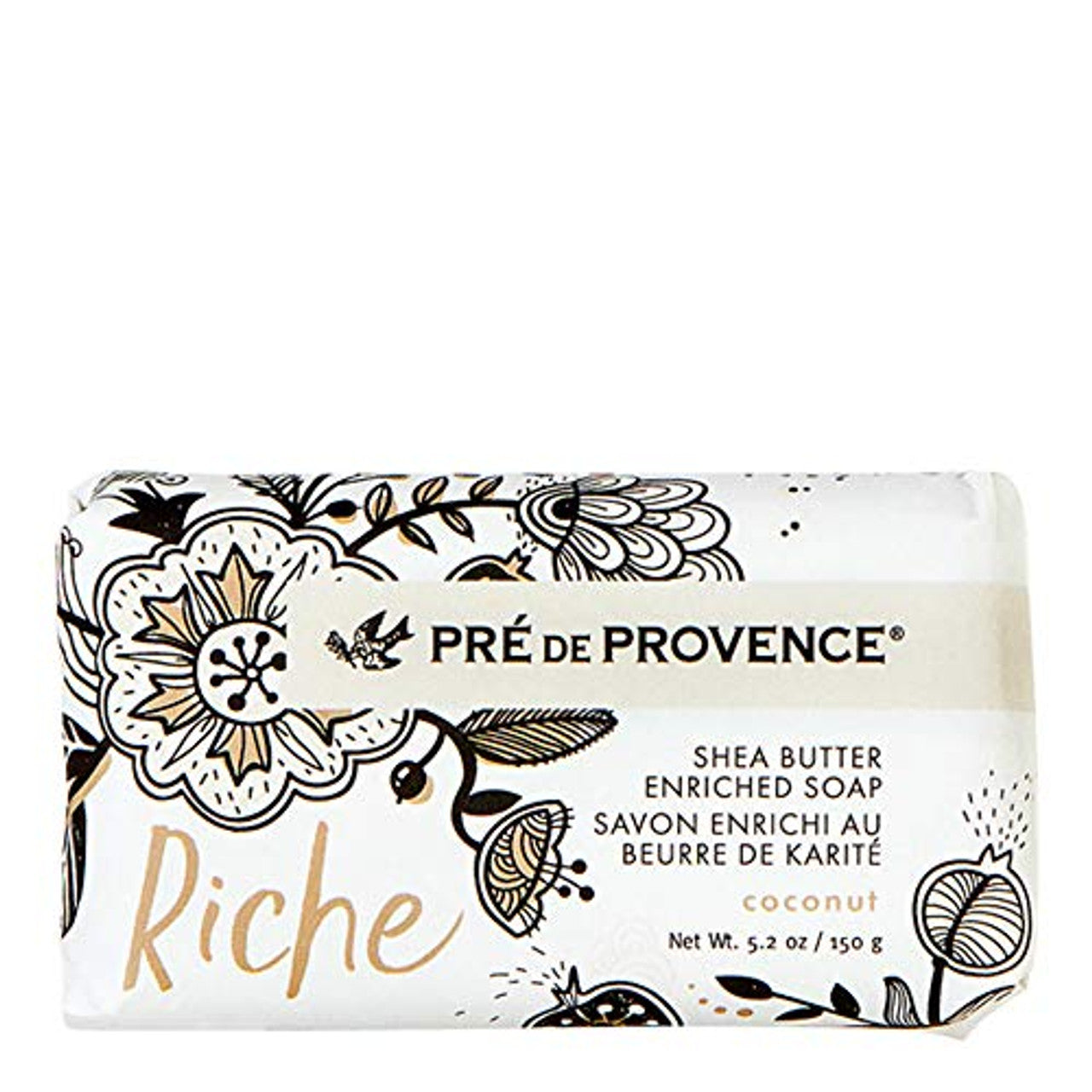 Pre de Provence Riche Coconut Shea Butter Vegetable Soap 150 G
