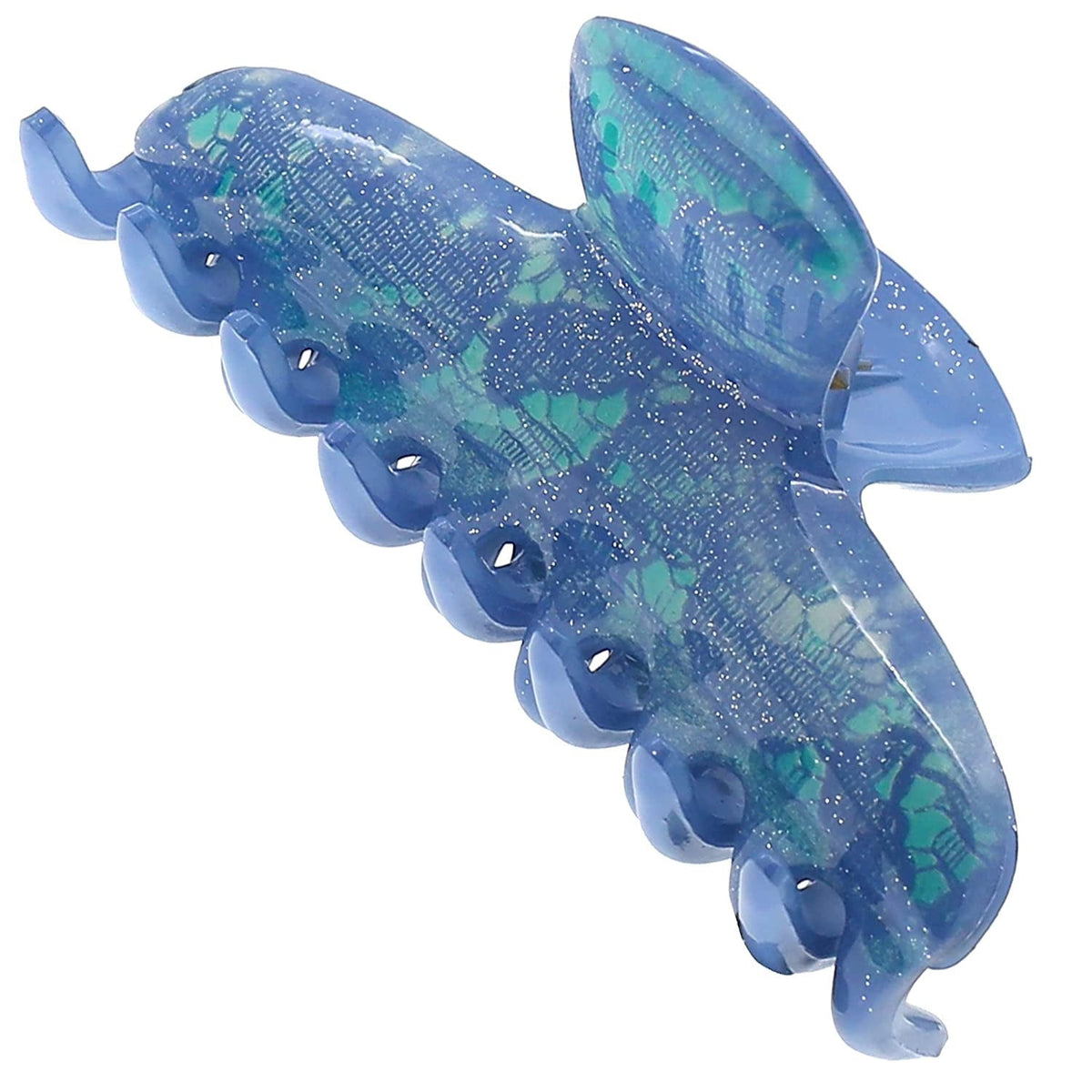 Camila Paris CP3312 French Hair Clip For Women Thick Long Blue 3.75"