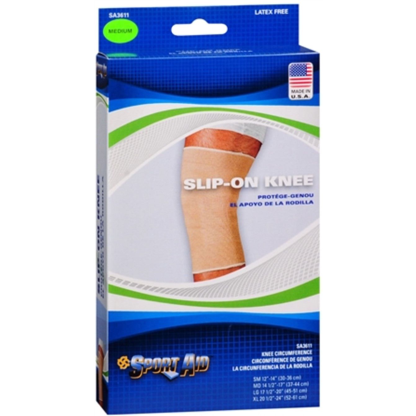 Sport Aid Slip-On Knee Wrap, Medium