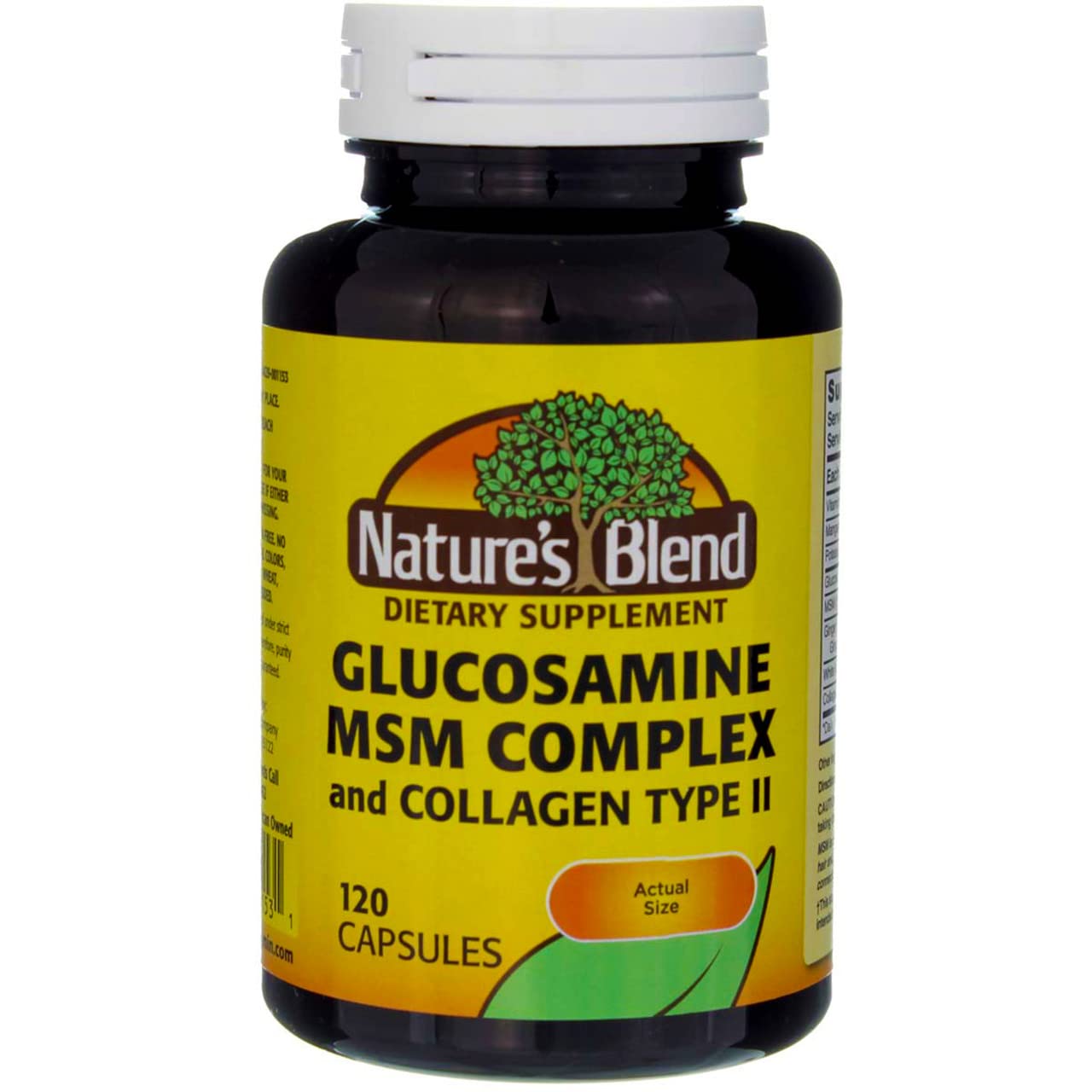 Nature's Blend Glucosamine MSM & Collagen Type II, Capsules 120 Ct