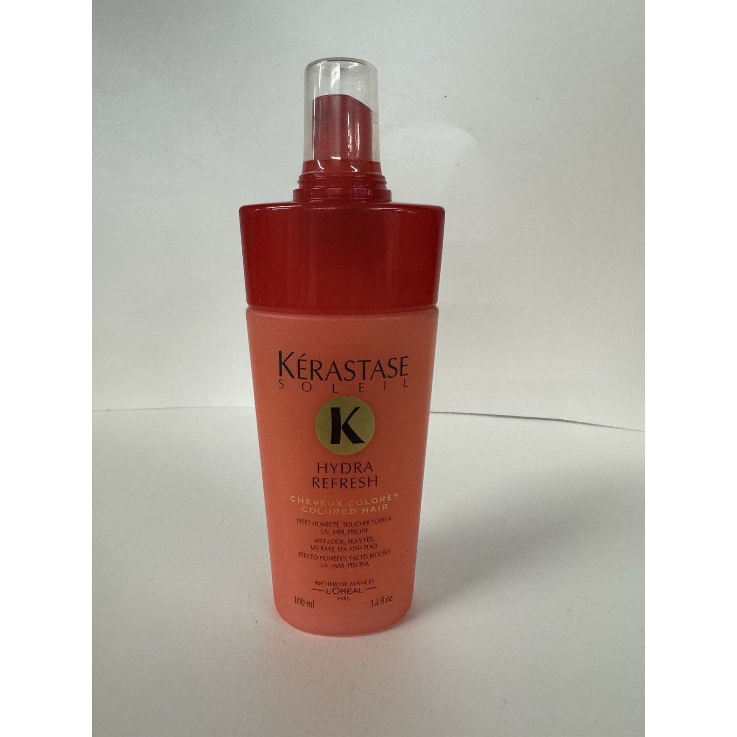 Kerastase Soleil Hydra Refresh 3.4 Oz Wet Look, Silky Fee, Uv Rays, Sea & Pool