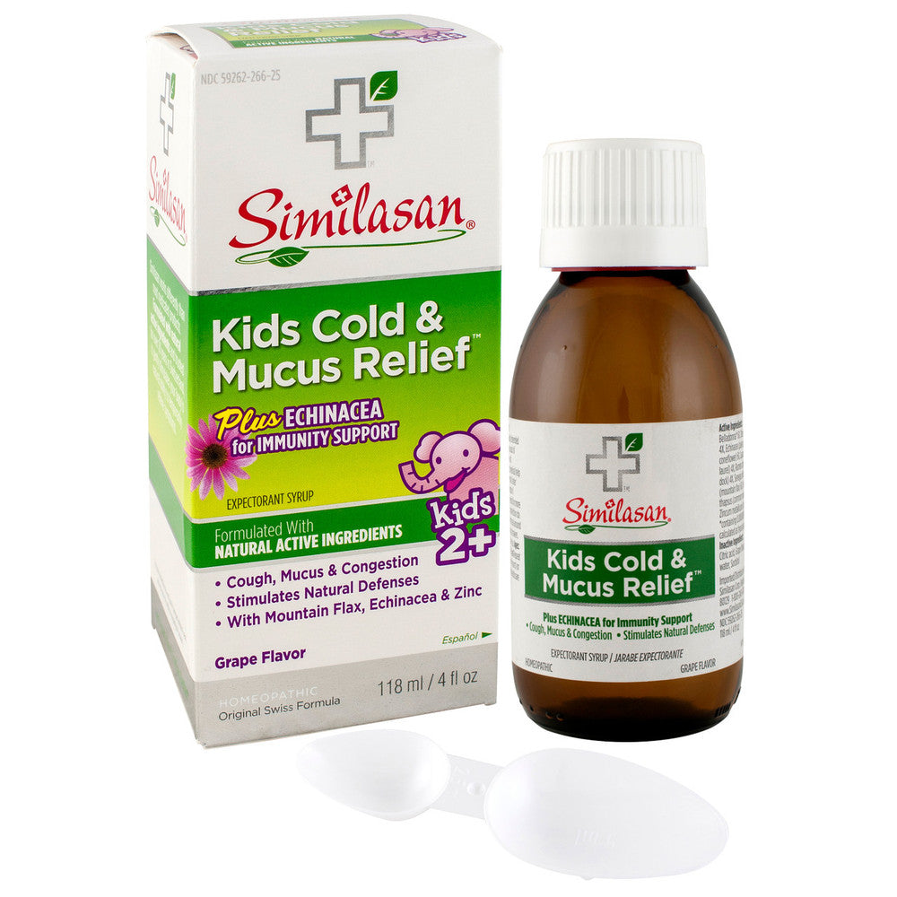 Similasan Kids Cold Mucus Relief Syrup Grape 4 Oz