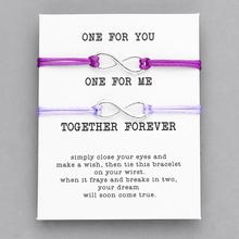 Wish card couple bracelets