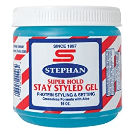 Stephan Stay Styled Hair Gel Super Hold 16oz