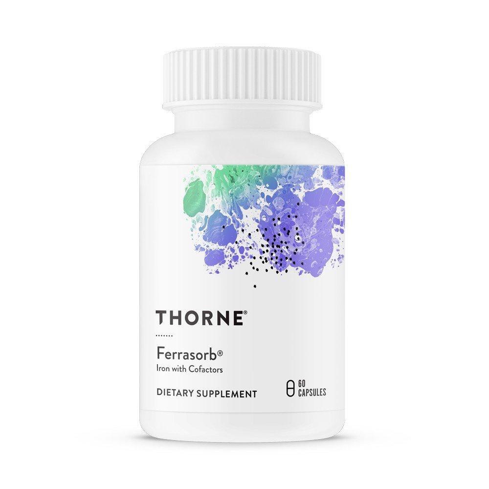 Thorne Research Ferrasorb Iron With Cofactors 60 Capsules