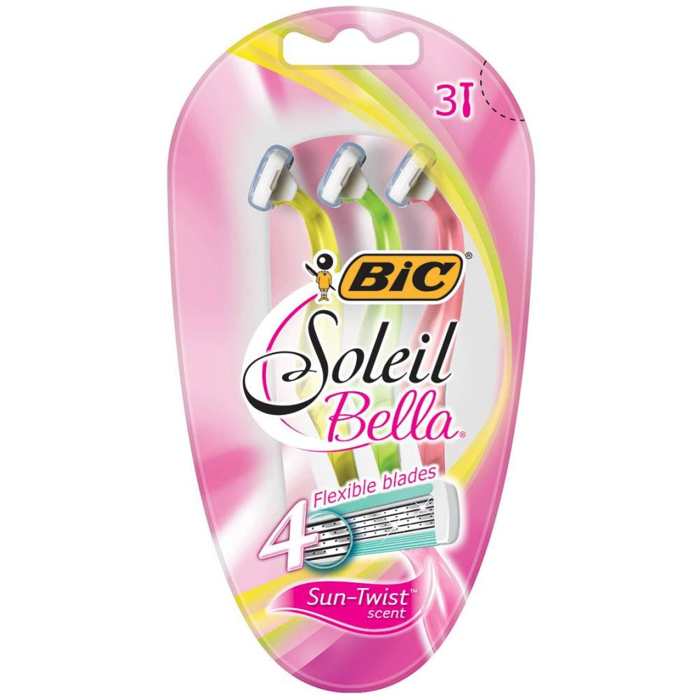 BiC Bi C Soleil Citrus Scented 4 Blades Razors