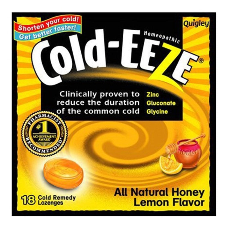 Cold Eeze Remedy, Lozenges, Honey Lemon Flavor