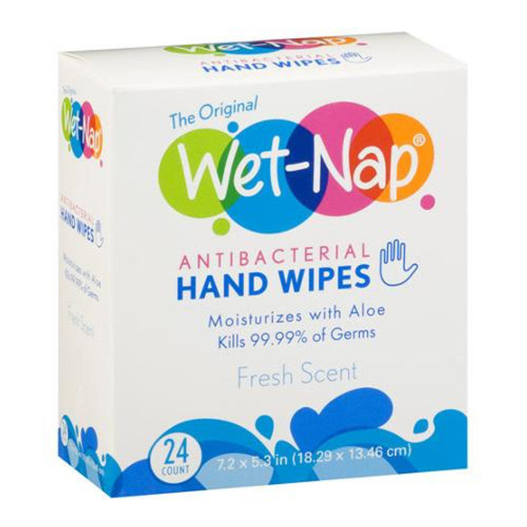 Wet-Nap Mojado-Nap Antibacteriano Toallitas Para Las Manos, Dulce De 24 De Ea (Pack De 6)
