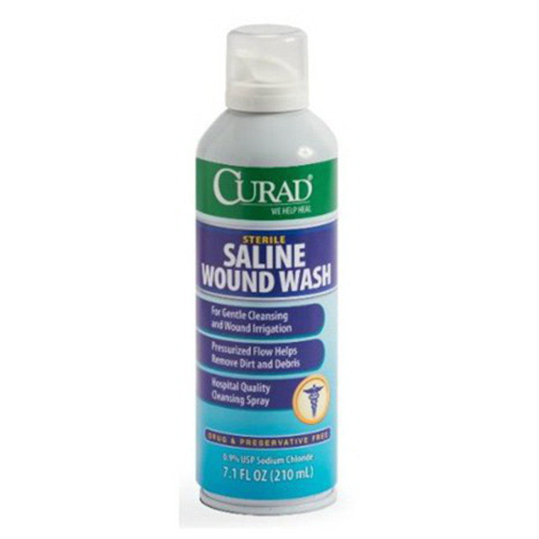 Curad Sterile Saline Wound Wash 7.1 Oz Bottle CURSALINE7