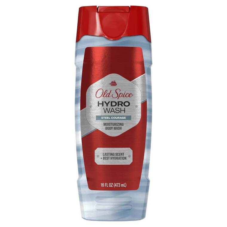 Old Spice Hydro Steel Courage Body Wash 16 Oz
