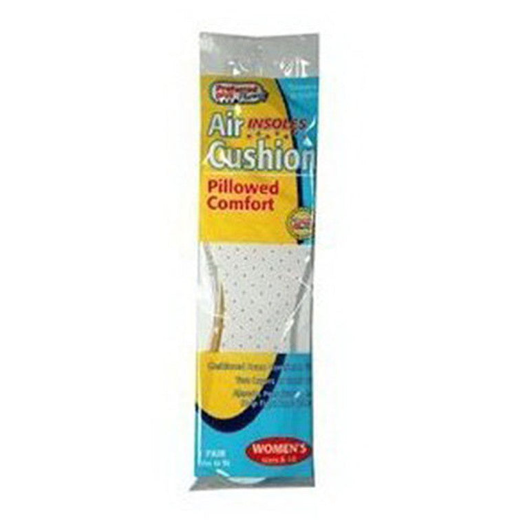 Preferred Plus Pharmacy Air Cushion Insoles Pillowed Comforting Trim To Fit For Women, Size: 6-10