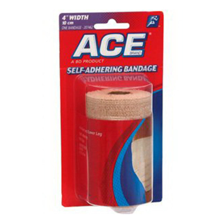 ACE Bandage, Self-Adhering, 4 Inch Width