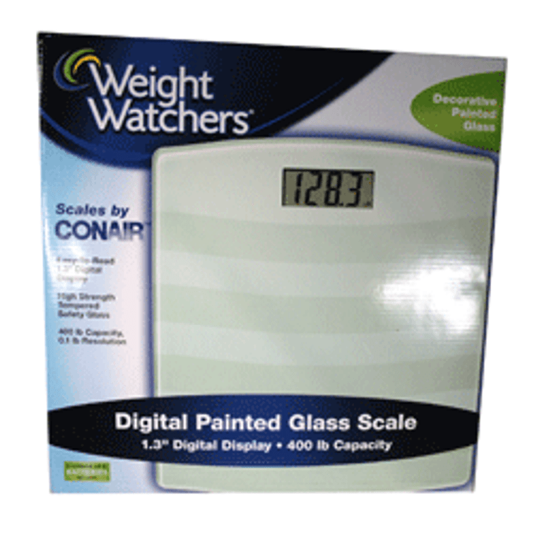 Weight Watchers Conair Digital Painted Glass Scale # Ww24W
