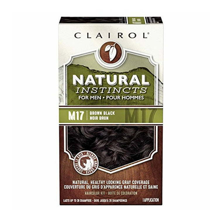 Natural Instincts Clairol Brown Black For Men #M17 Haircolor