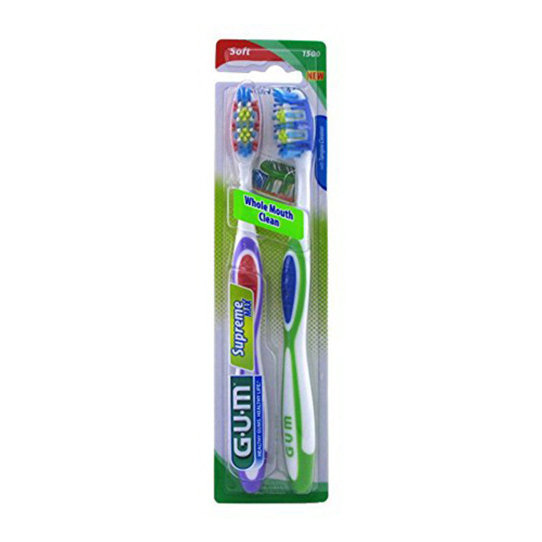 Butler G-U-M Oral Care Toothbrush Supreme Max Soft 2pack