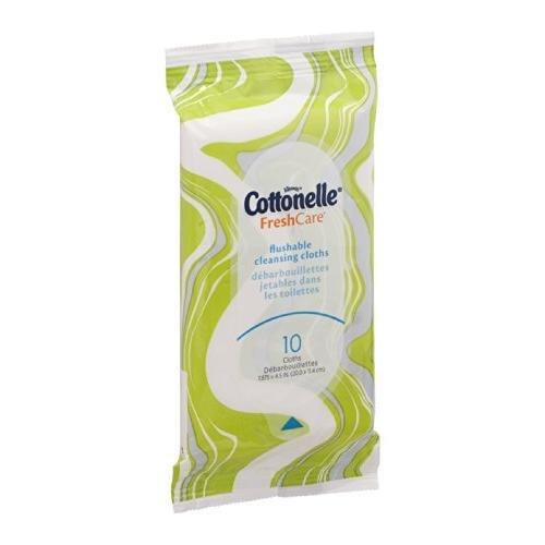 Cottonelle Fresh Care Flushable Cleansing Cloths Travel Pack