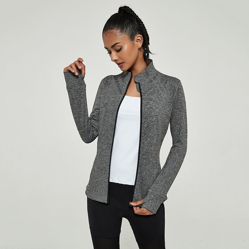 New Yoga Fitness Long Sleeve Stretch Top & Jacket