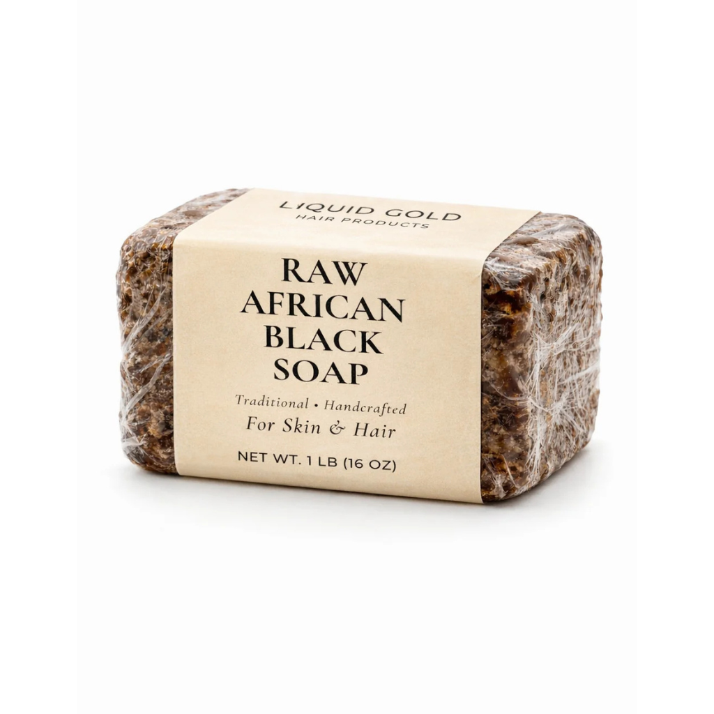Raw African Black Soap for Healthier Skin and Hair