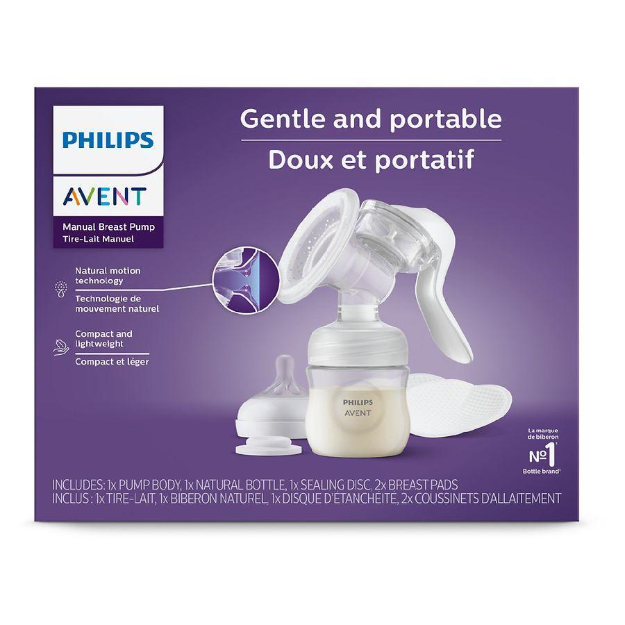 Avent Philips Manual Breast Pump Clear