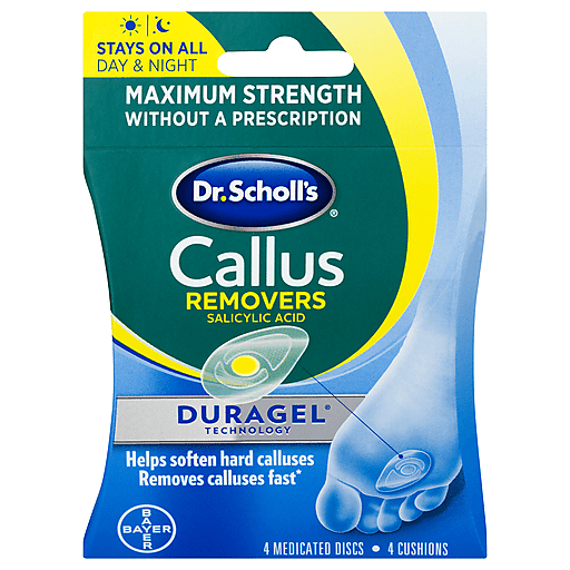 Dr. Scholl's Callus Removers, 4 Cushions, 4 Medicate Discs