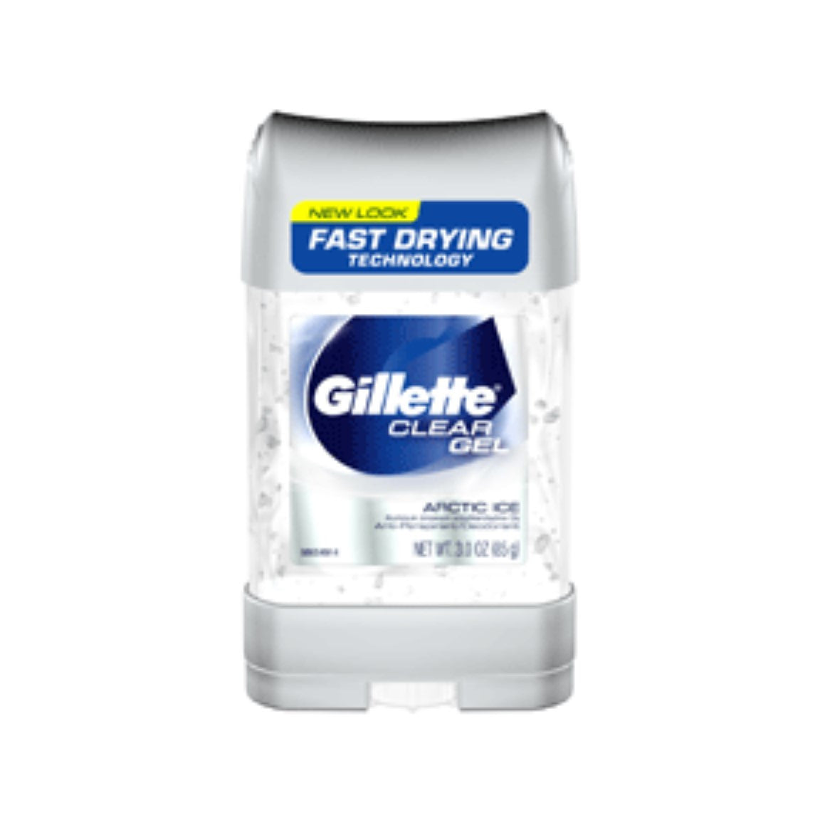 Gillette 3X Clear Gel Antiperspirant Deodorant, Arctic Ice - 3 Oz