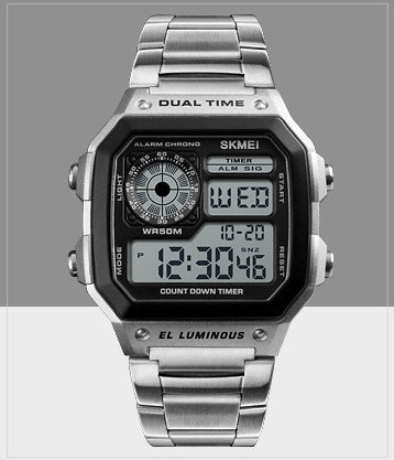 Business Steel Multi-Function Sports Watch