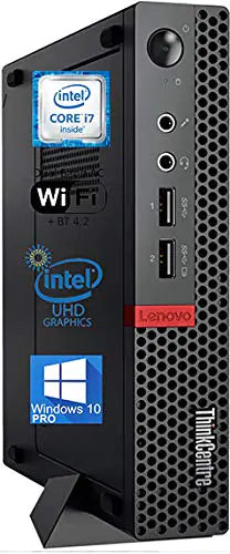 Style Loft Collection x Lenovo ThinkCentre M910Q Tiny Desktop Computer Intel Core i7-6700T Upto 3.6GHz 32GB RAM 512GB NVMe SSD 4K 3-Monitor Support DisplayPort HDMI AC Wi-Fi Bluetooth - Windows 10 Pro (RENEWED)