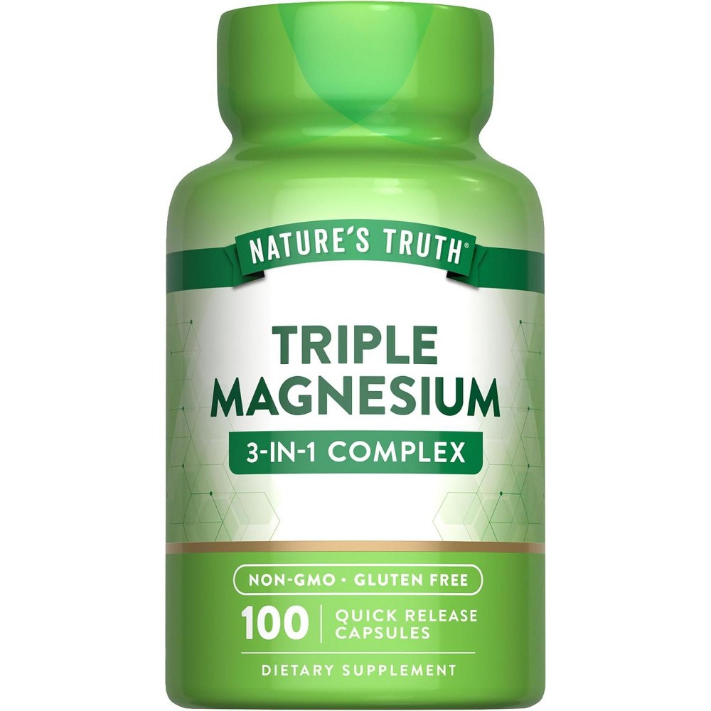 Nature’s Truth® Triple Magnesium Complex 400 mg - 100 Quick Release Capsules