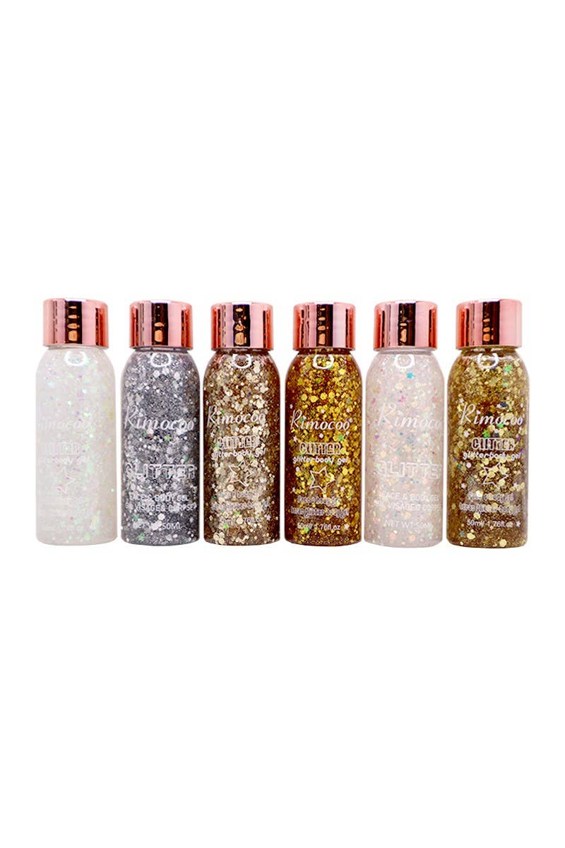 Rimocoo Glitter Face & Body Gel - 1pc