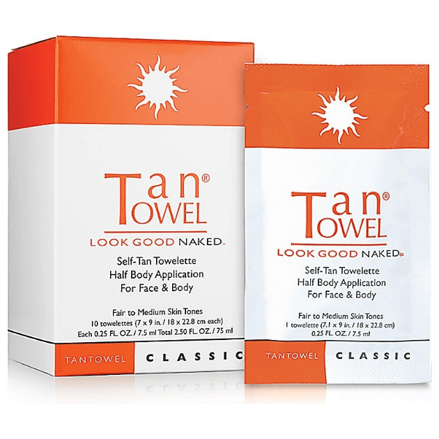 TanTowel Look Good Naked Self-Tan Towelettes 10 pack