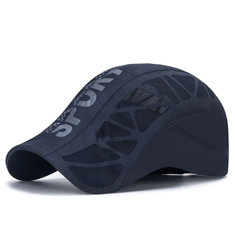 SPORT Letter Forward Hat Men's Breathable Mesh