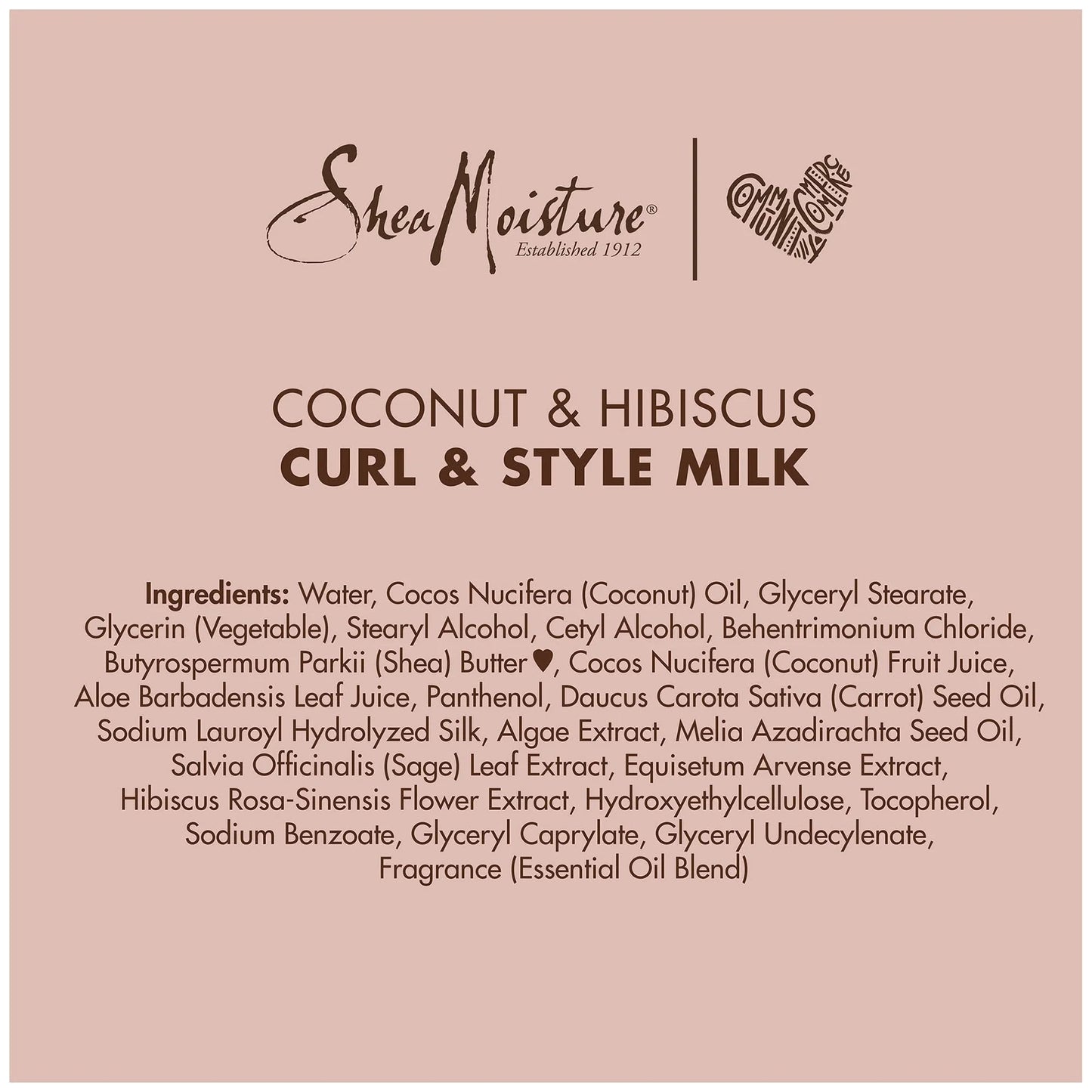 Shea Moisture Coconut & Hibiscus Curl & Style Milk