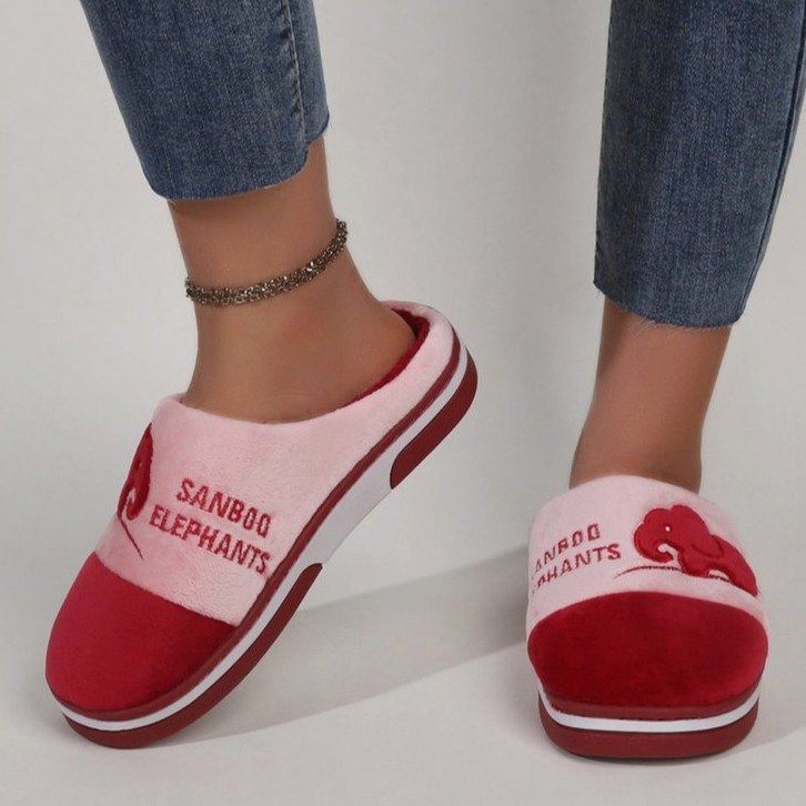 Plush Cotton Indoor Slippers