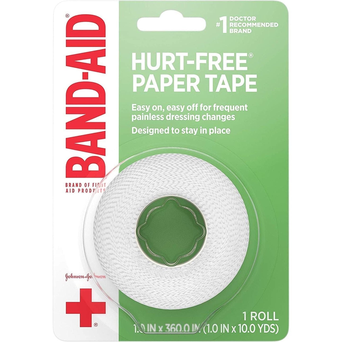 LEADER™ Paper Tape with Dispenser, 1" x 30' (Compare to BAND-AID®)