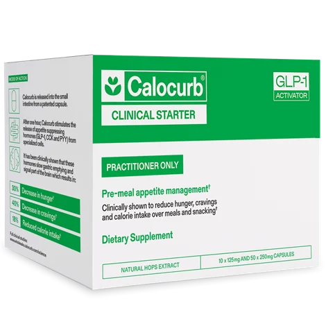 Calocurb Clinical Starter GLP-1 Activator (10 x 125mg & 50 x 250mg Capsules)