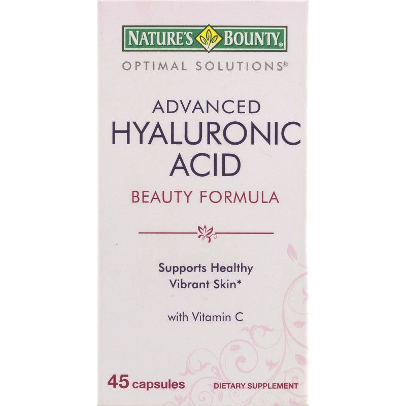 Nature's Bounty Optimal Solutions Advanced Hyaluronic Acid Beauty Formula Capsules