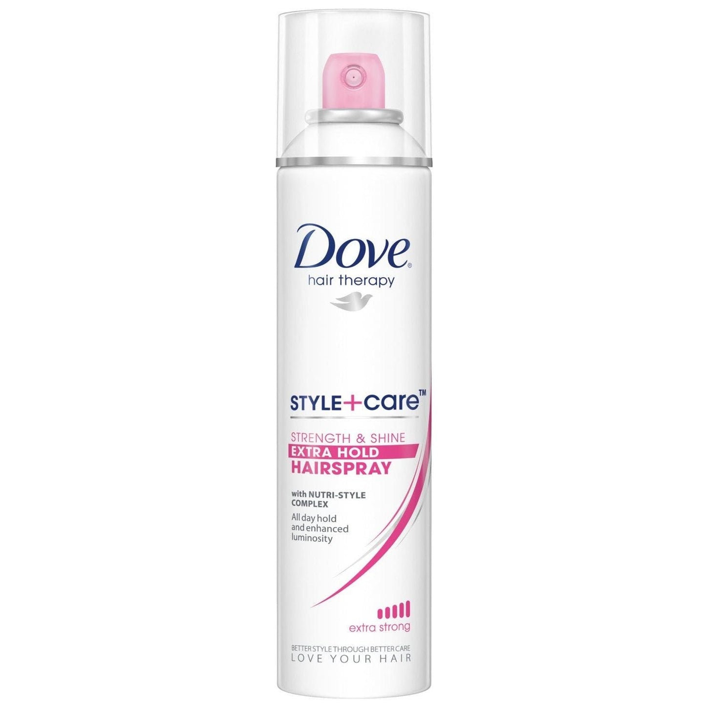 Dove Hair Therapy Style+Care Strength & Shine Extra Hold Hairspray 7 Oz